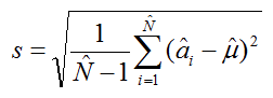 Sample Standard Deviation