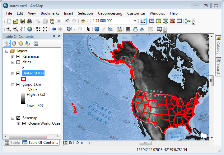 Basemap Behind User-Provided Data