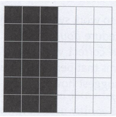 Square half-filled on left