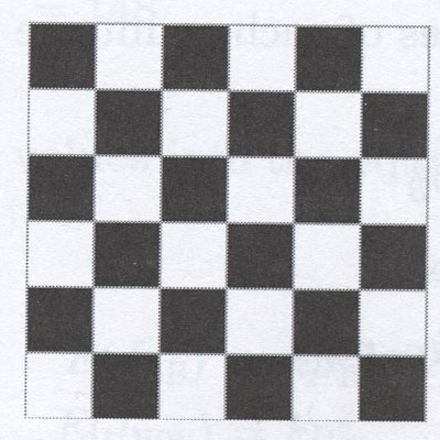 Square checkerboard pattern