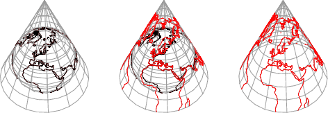 Earth Wrapped in Cone