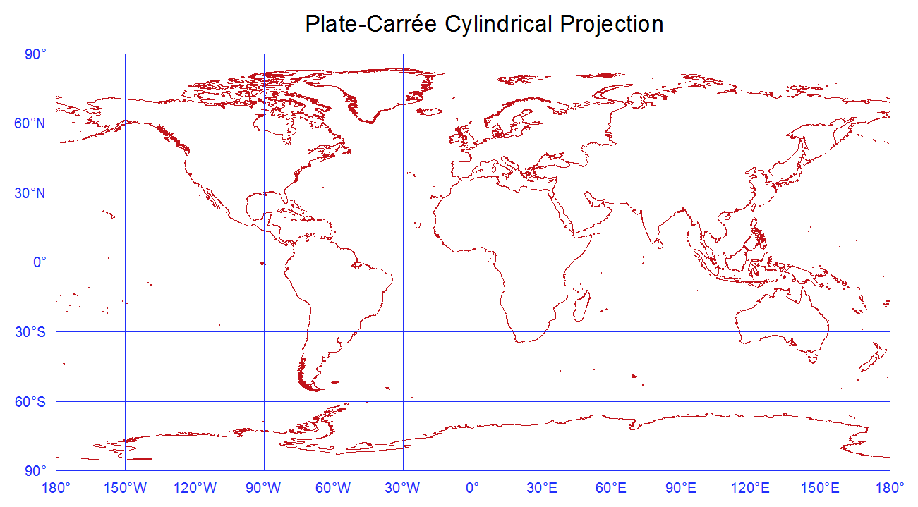 Plate Carrée Projection