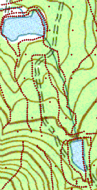 Elevation Contours and Control Points